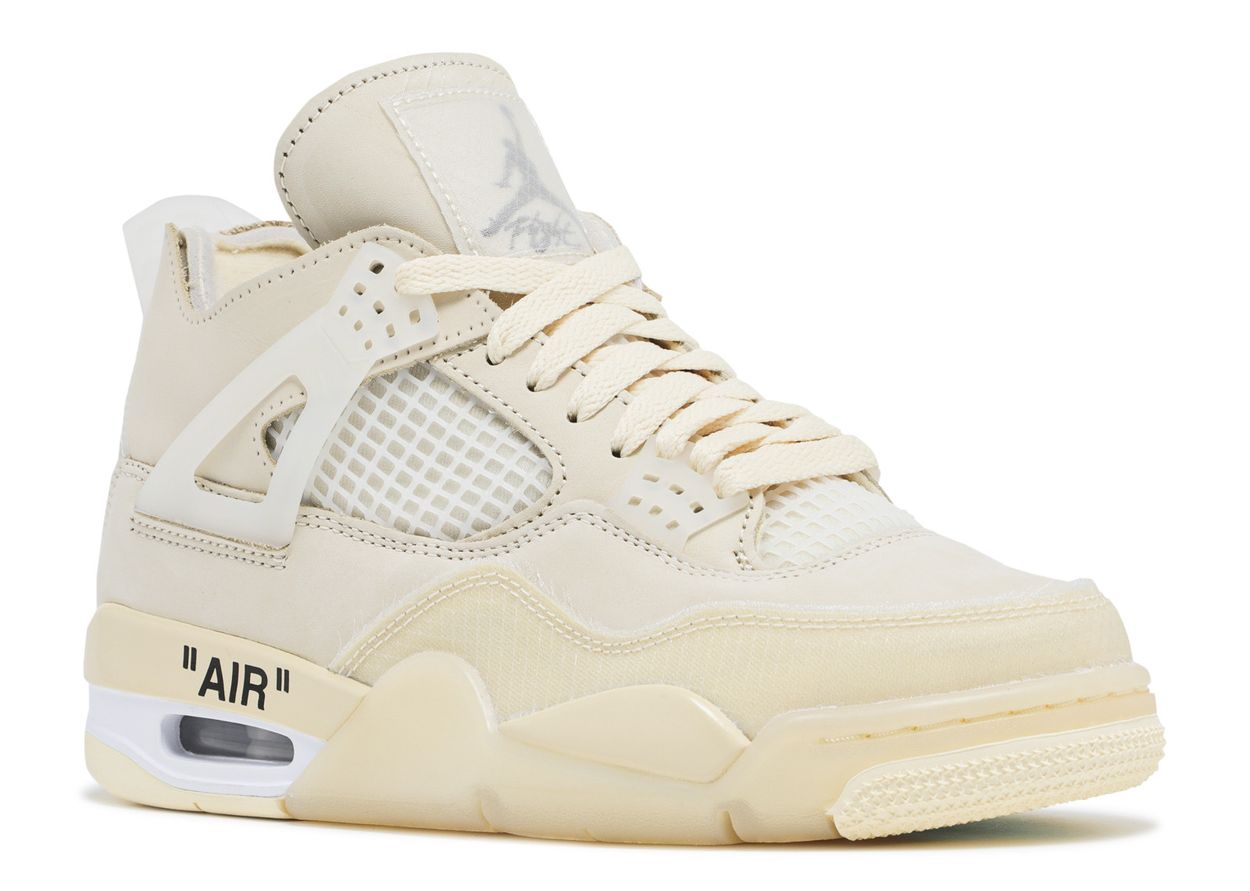 Off-White x Wmns Jordan 4 Retro SP 'Sail'